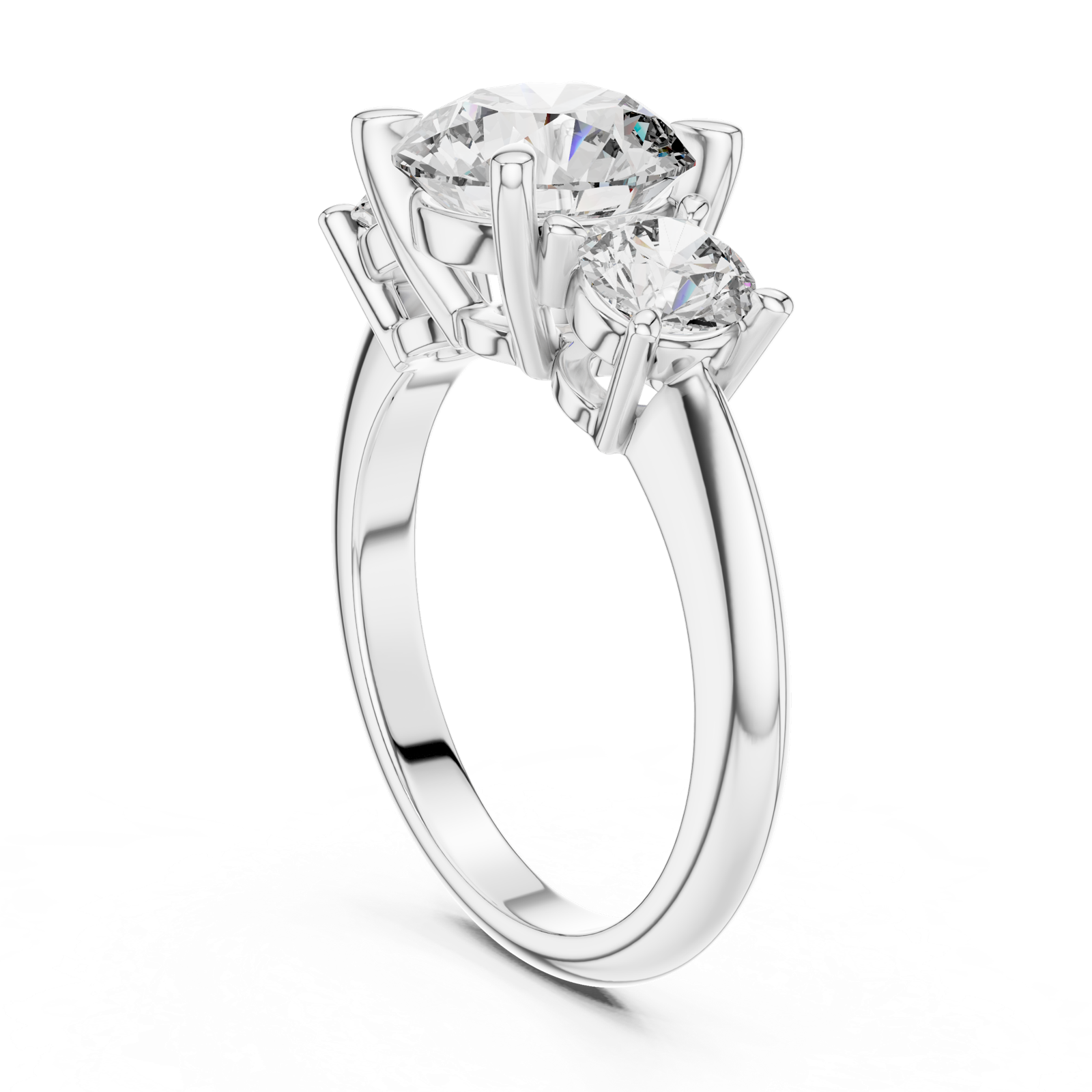 Gold Ring DDLR-042, White Gold