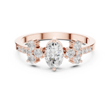 Gold Ring Ledis Ring, Rose Gold, view 4