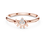Gold Ring 1 (264), Rose Gold, view 4
