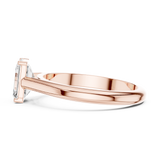 Gold Ring DDLR-1077, Rose Gold, view 3