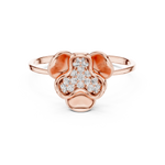 Gold Ring 1 (219), Rose Gold, view 4