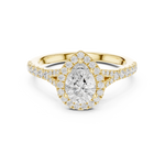 Gold Ring DDLR-911, Yellow Gold, view 4