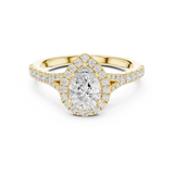 Gold Ring DDLR-911, Yellow Gold, view 4