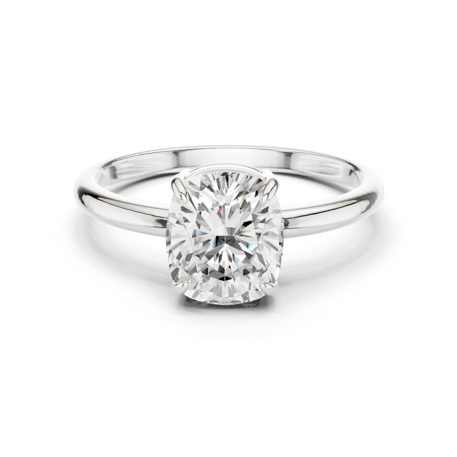 Gold Ring DDLR-808, White Gold
