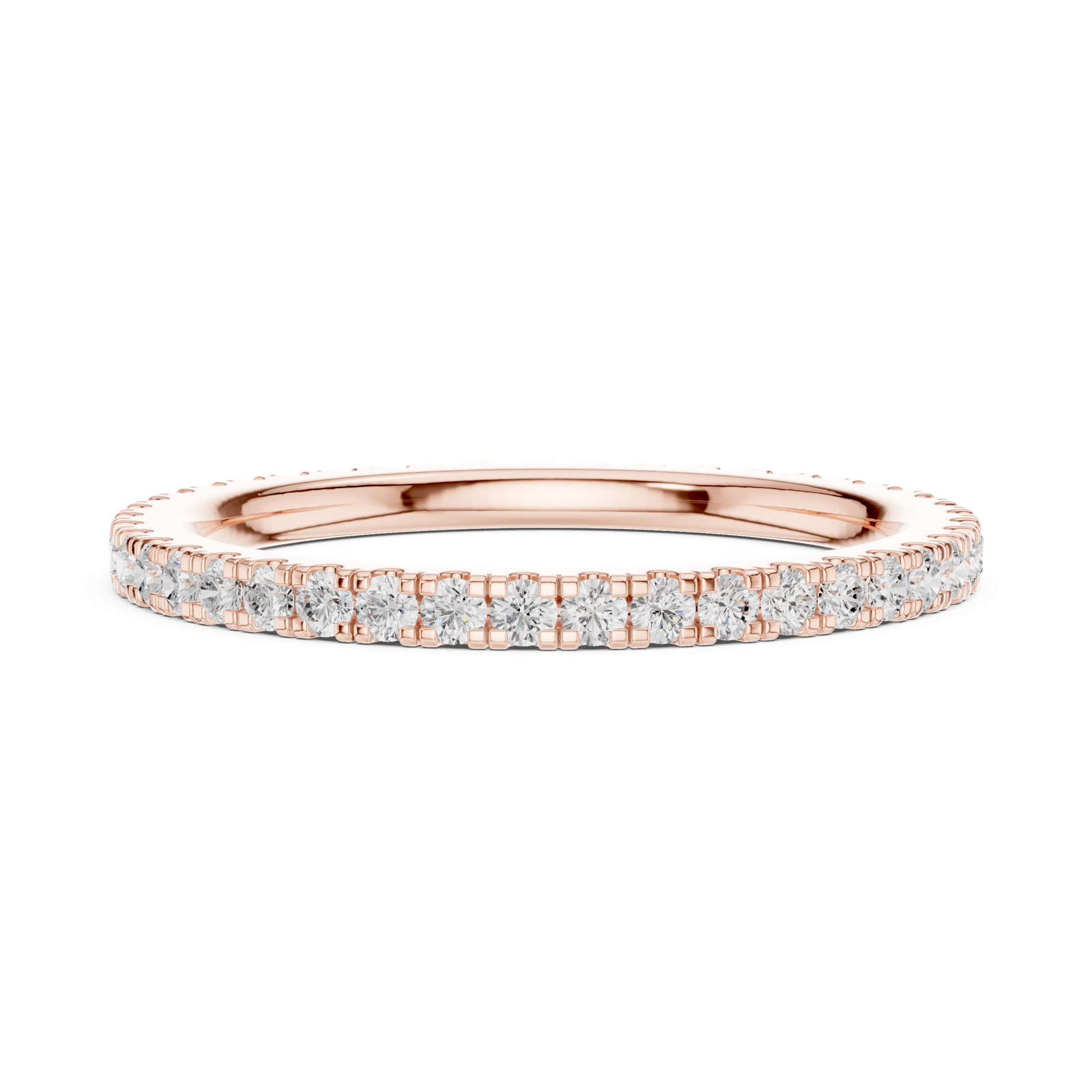 Gold Ring DDLR-603, Rose Gold, view 3
