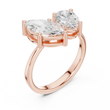 Gold Ring DDLR-532, Rose Gold, view 2