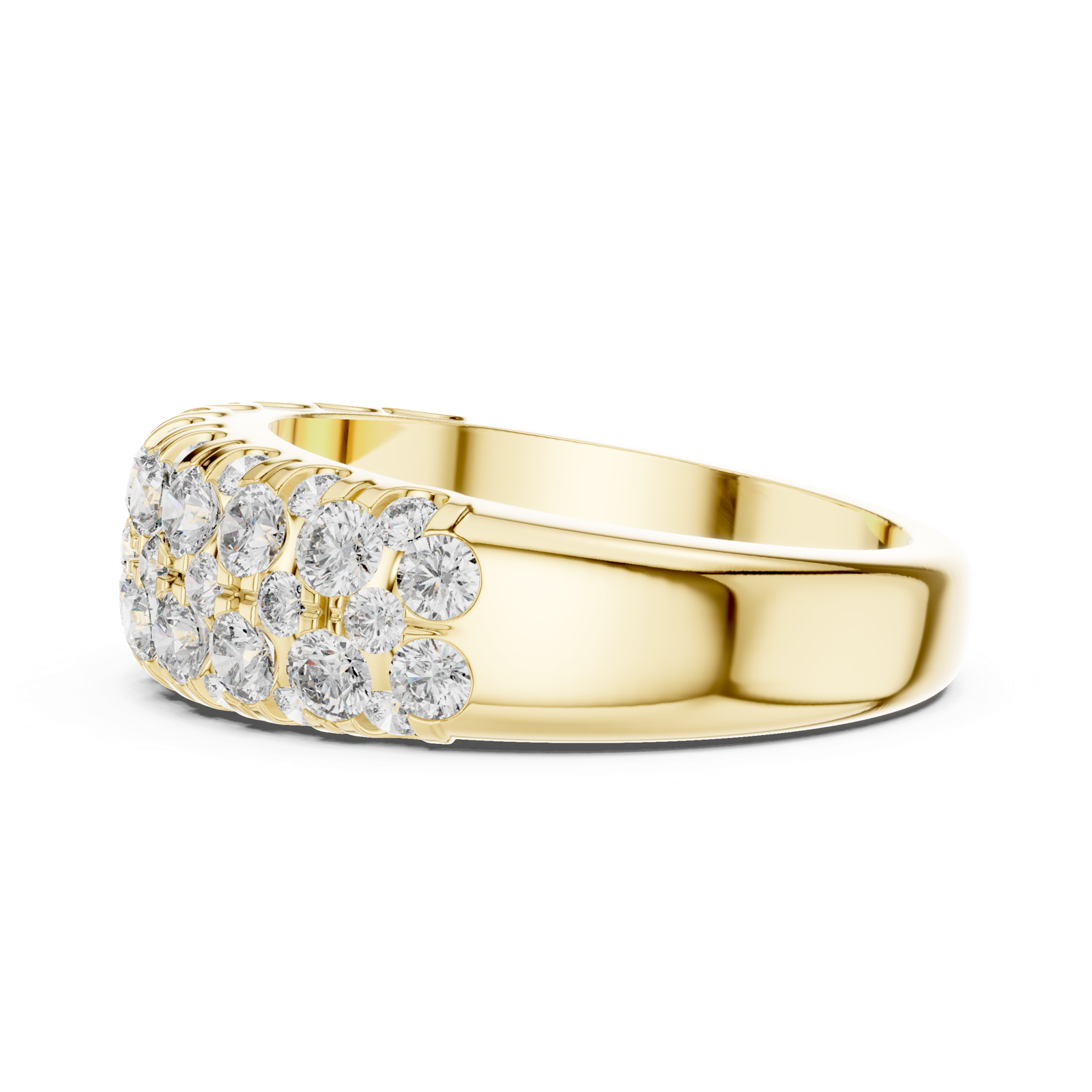 Gold Ring L03-01, Yellow Gold, view 3
