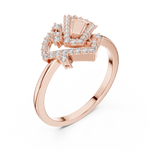 Gold Ring LR-01 (63), Rose Gold, view 2