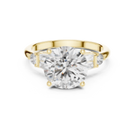 Gold Ring DDLR-157, Yellow Gold, view 4