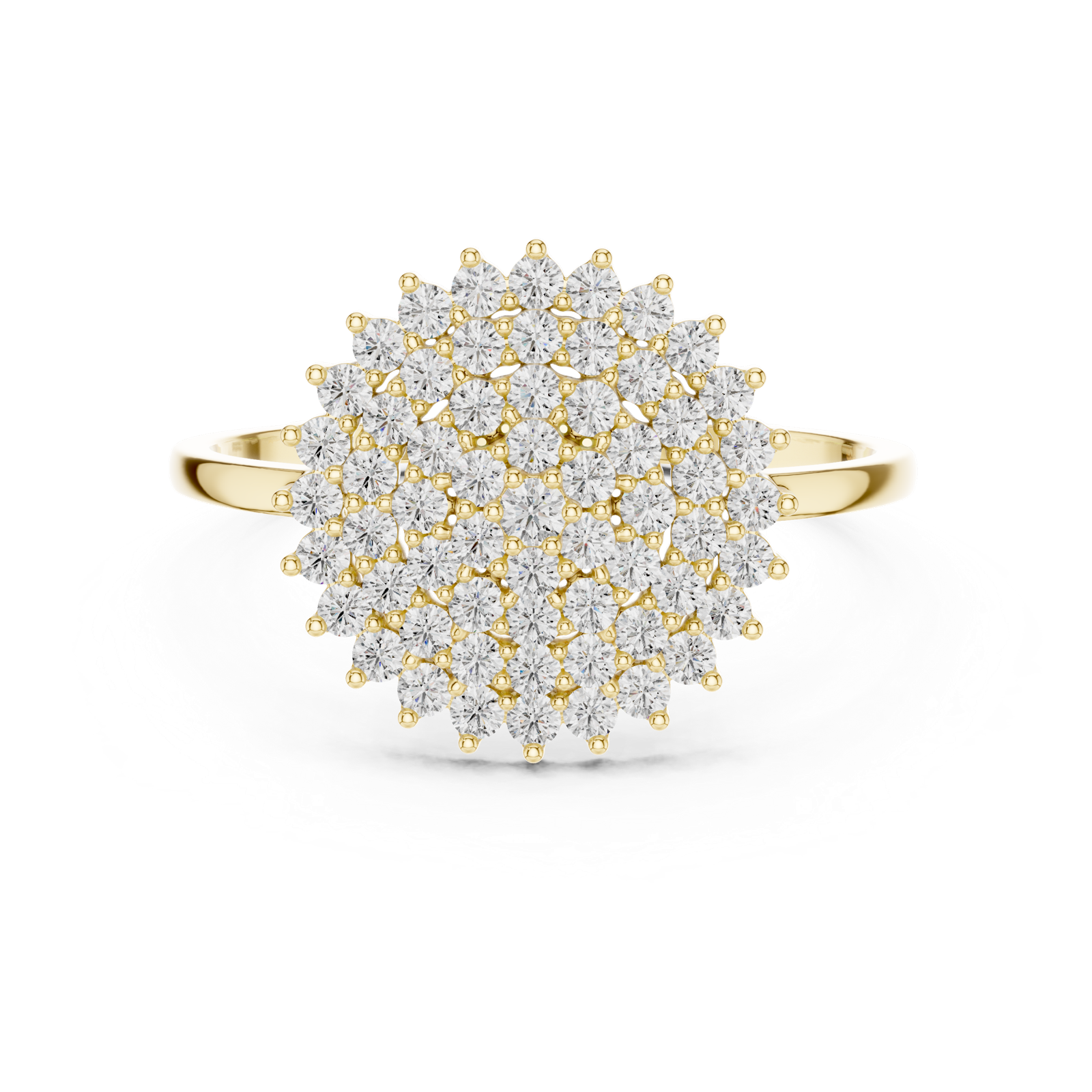 Gold Ring DR-6304, Yellow Gold