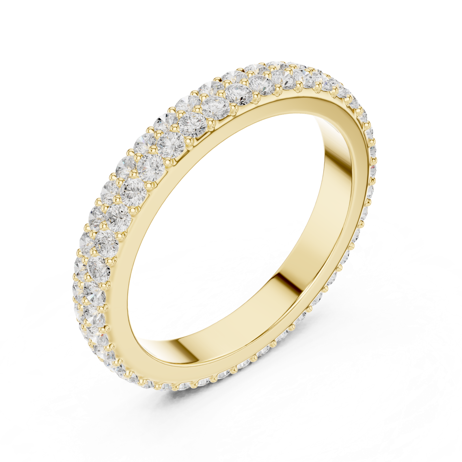 Gold Ring DDLR-376, Yellow Gold, view 2