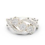 Gold Ring 19-120021L, White Gold
