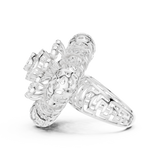 Gold Ring DDLR-774, White Gold, view 3