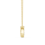 Gold Jewelry DDPS-001, Marquise center stone, Yellow Gold, view 3
