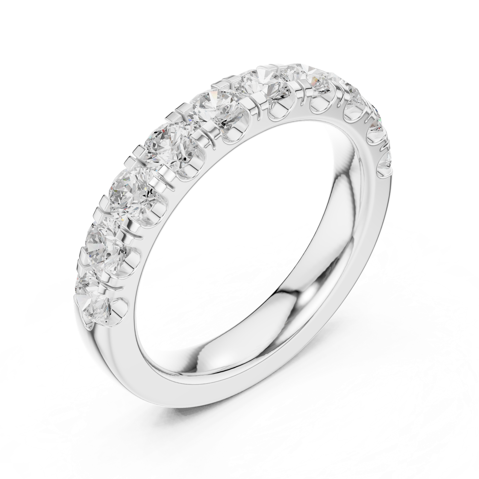 Gold Ring DDLR-598, White Gold, view 2