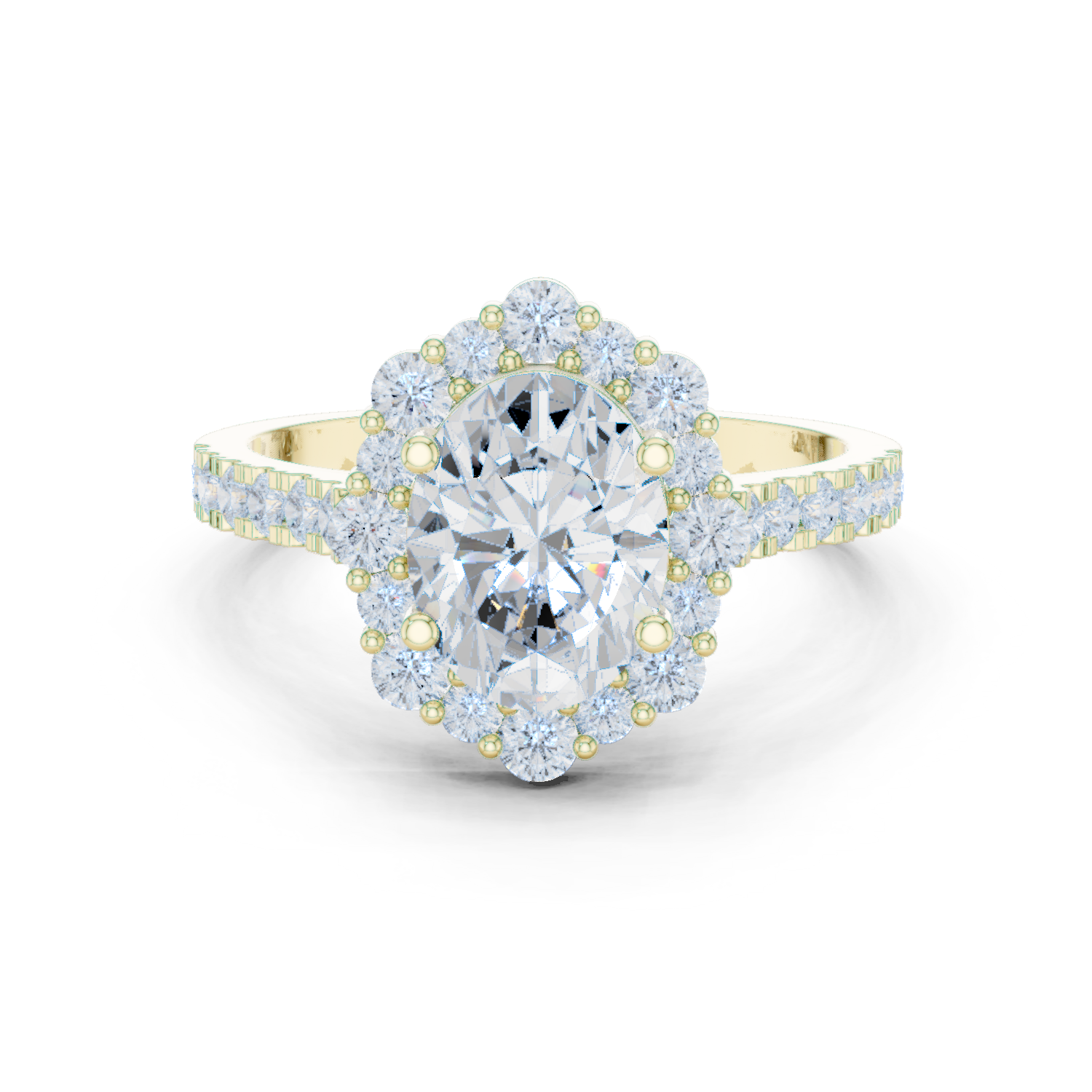 Gold Ring DDLR-351, Yellow Gold