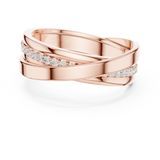 Gold Ring SBMR(41), Rose Gold, view 4