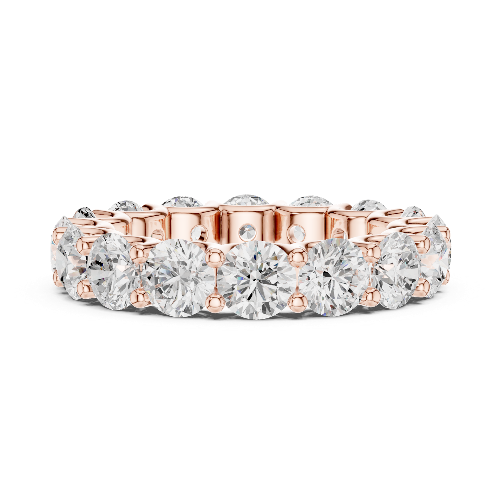 Gold Ring DDLR-660, Rose Gold, view 3