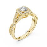 Gold Ring LR-0259, Yellow Gold, view 2