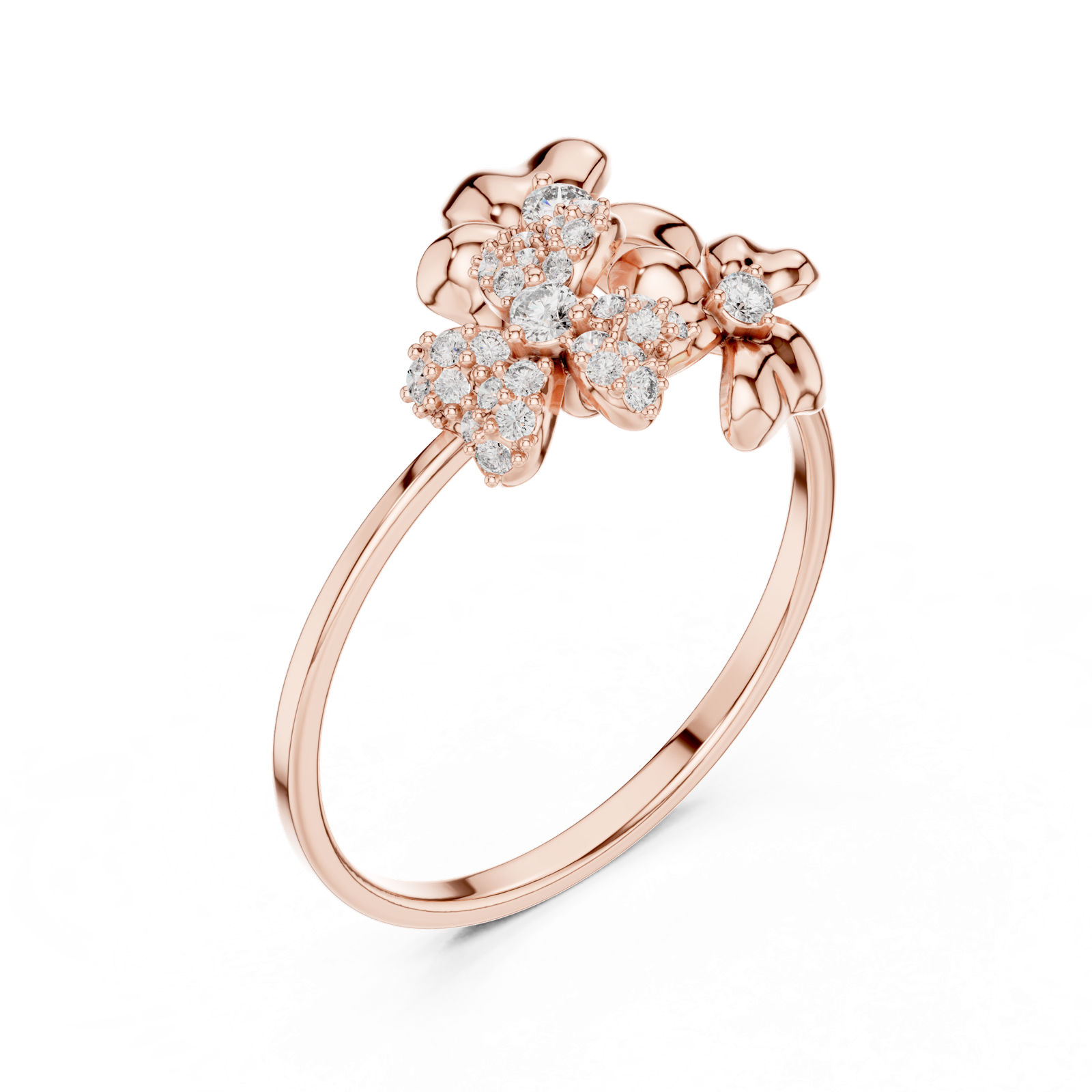 Gold Ring 1 (172), Rose Gold, view 2