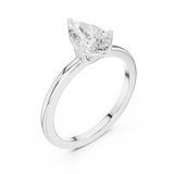 Gold Ring DDLR-1080, White Gold, view 2