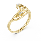 Gold Ring 1 (210), Yellow Gold, view 2