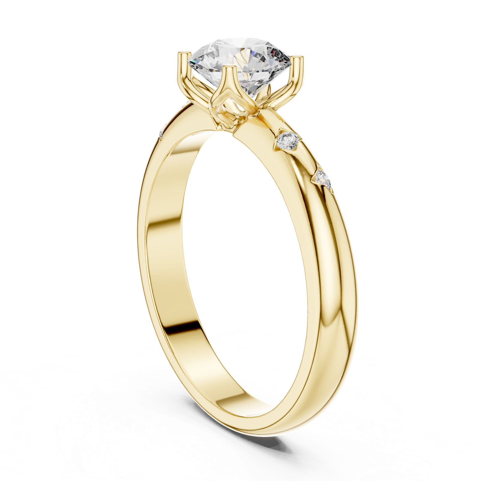Gold Ring L03-1180, Yellow Gold