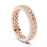 Gold Ring R39, Rose Gold, view 1