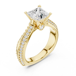 Gold Ring LR-0280, Yellow Gold, view 2