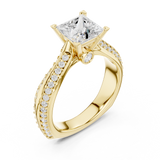 Gold Ring LR-0280, Yellow Gold, view 2