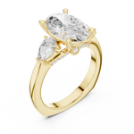 Gold Ring DDLR-269, Yellow Gold, view 2