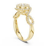 Gold Ring DDLR-757, Yellow Gold, view 1