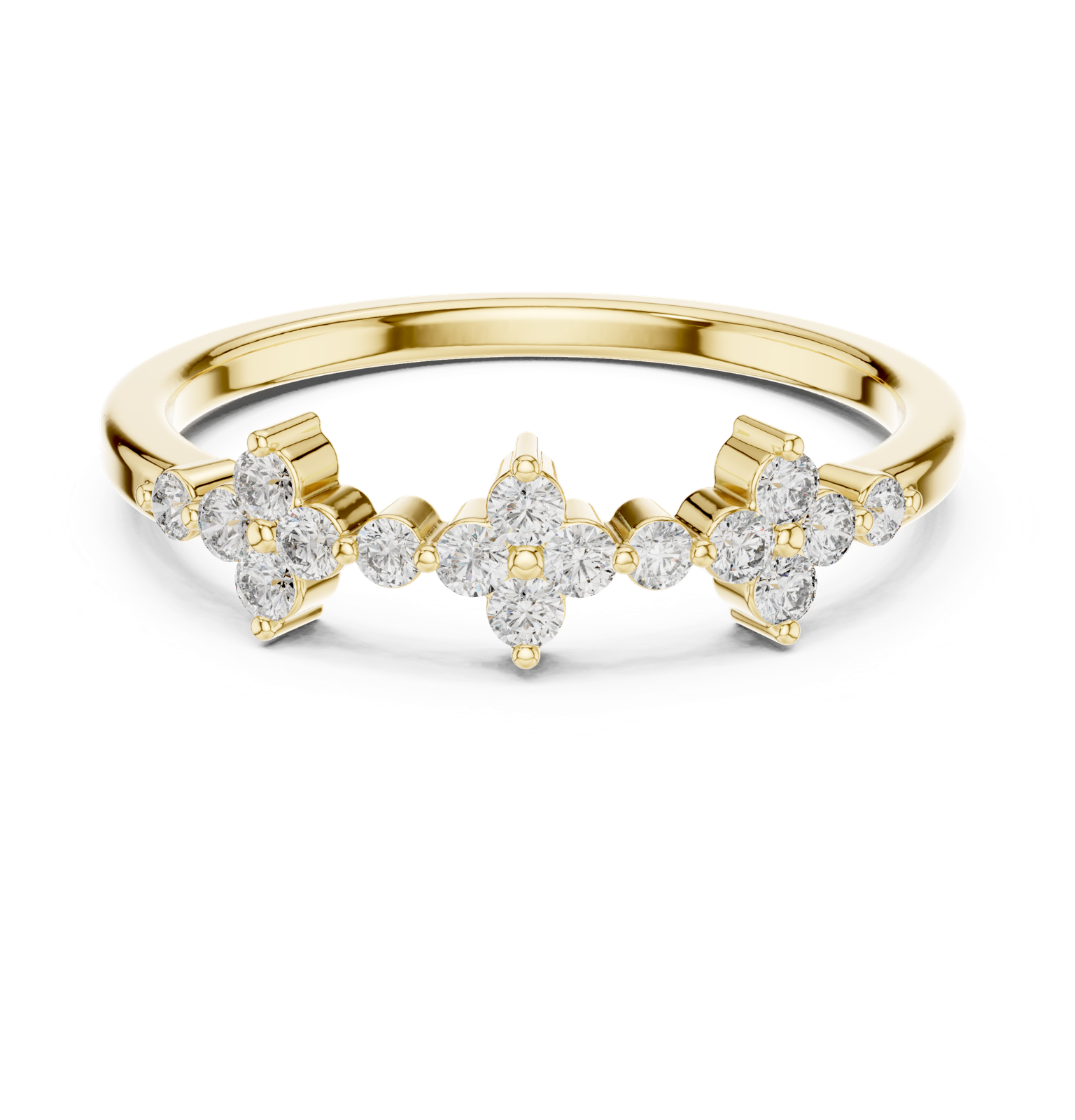 Gold Ring L28-22, Yellow Gold, view 4