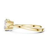 Gold Ring DDLR-478, Yellow Gold, view 3