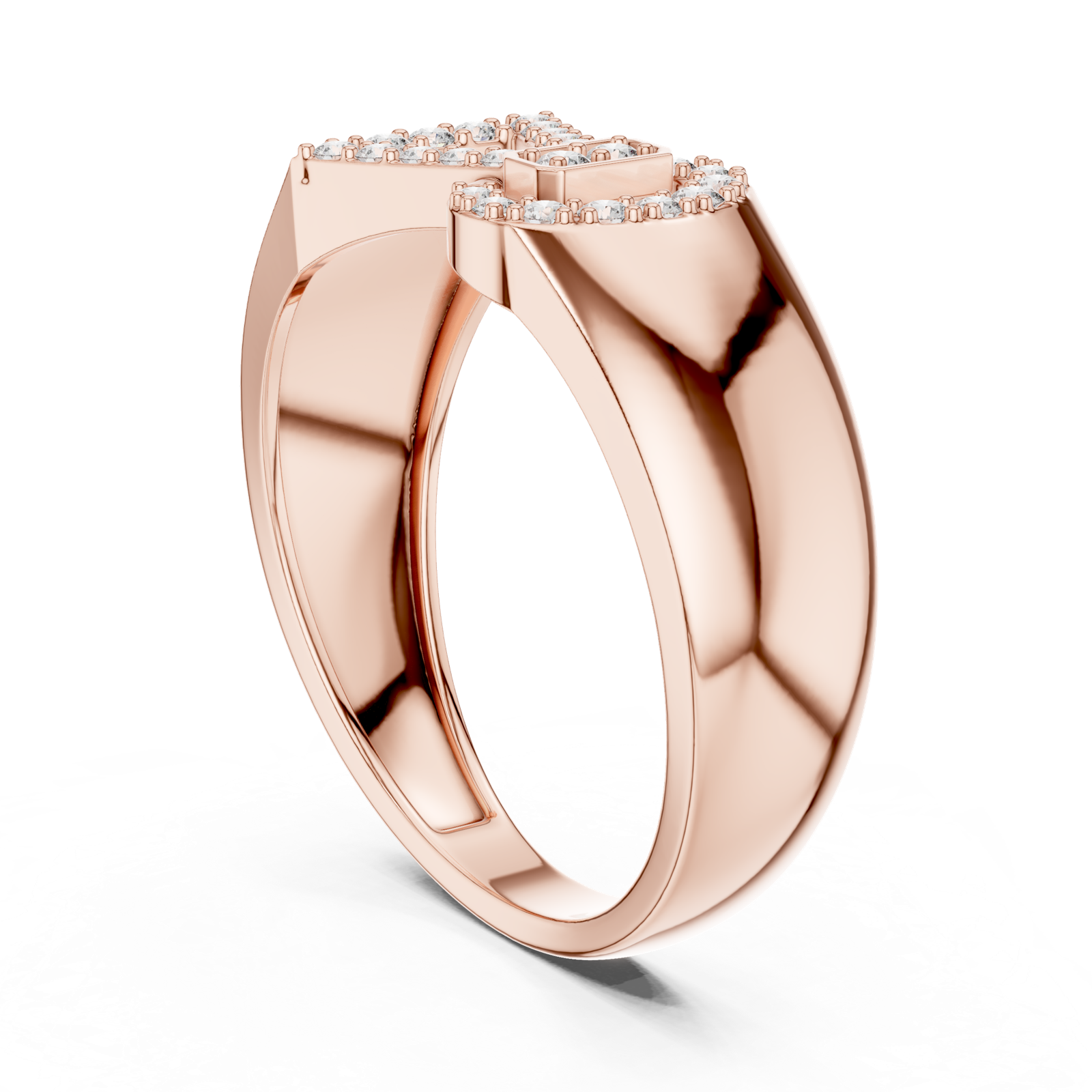 Gold Ring LR-01 (40), Rose Gold