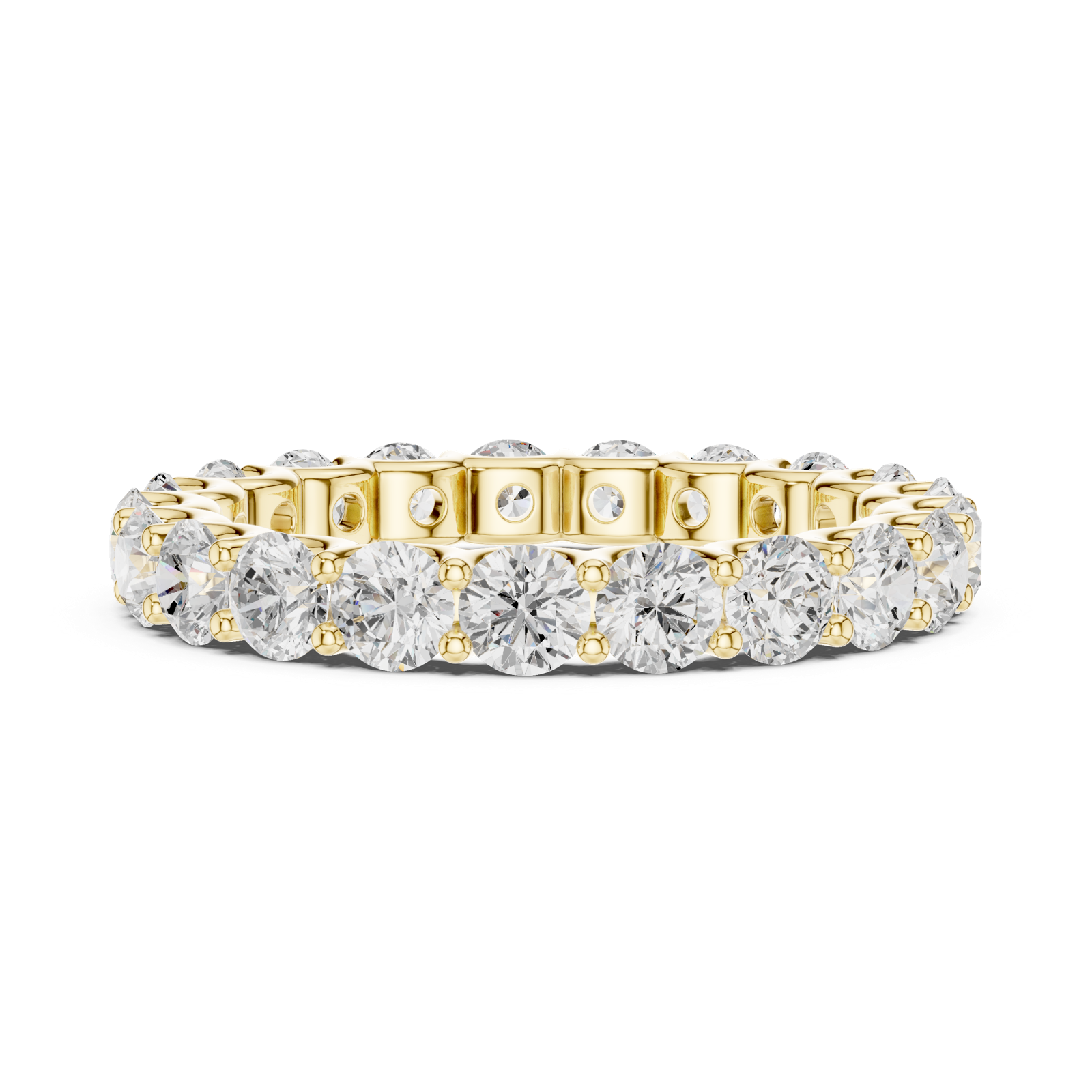 Gold Ring DDLR-658, Yellow Gold, view 3