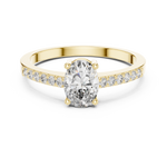 Gold Ring ALR-114, Yellow Gold, view 4