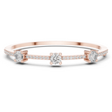 Gold Bracelet GLBR-0026, Rose Gold