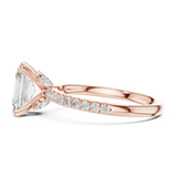 Gold Ring DDLR-1015, Rose Gold, view 3