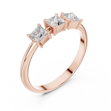 Gold Ring HLR-109, Rose Gold, view 2