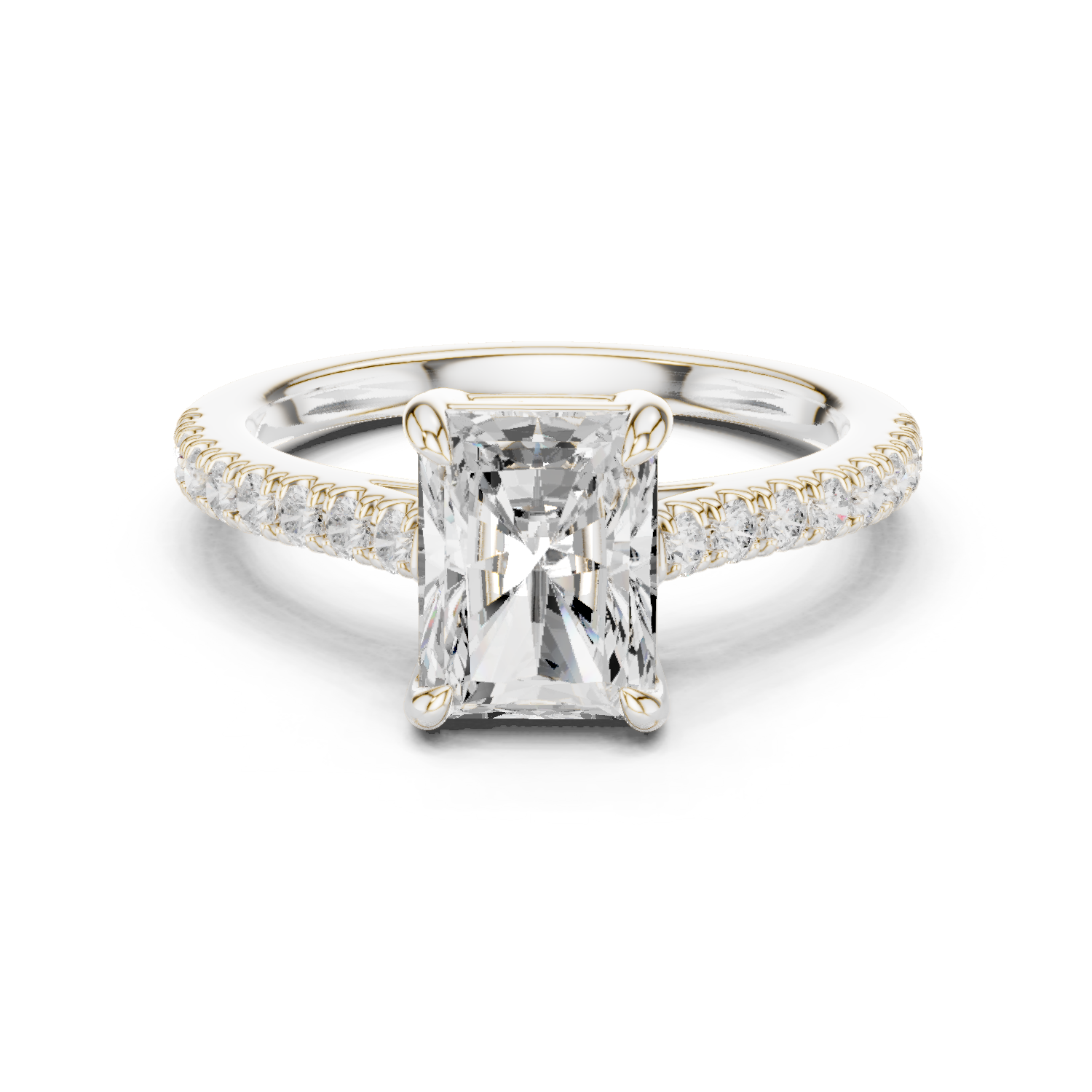 Gold Ring DDLR-881, White Gold
