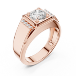 Gold Ring SBMR(47), Rose Gold, view 2