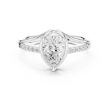 Gold Ring DDLR-473, White Gold, view 4