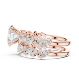 Gold Ring DDLR-943, Rose Gold, view 3