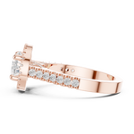 Gold Ring DDLR-322, Rose Gold, view 3