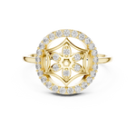 Gold Ring DR-6155, Yellow Gold
