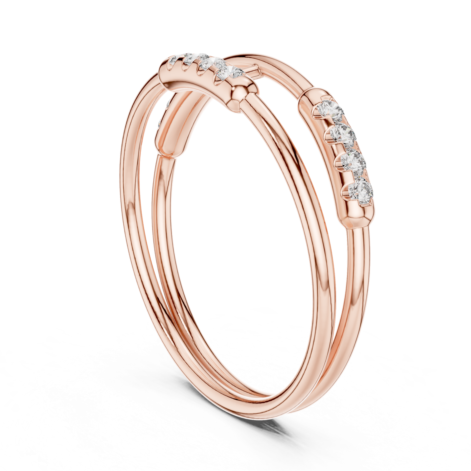 Gold Ring 1 (202), Rose Gold, view 1
