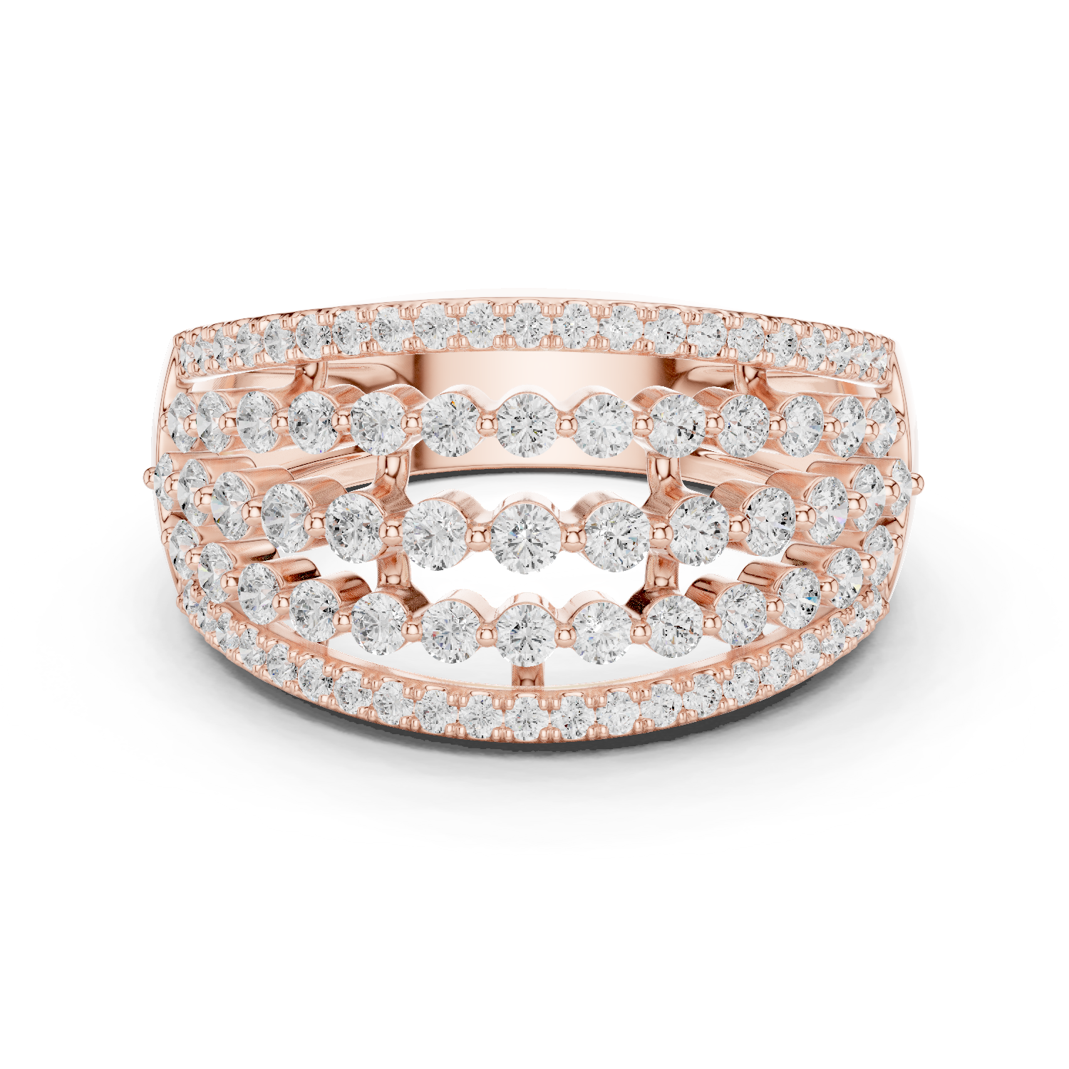Gold Ring DDLR-759, Rose Gold