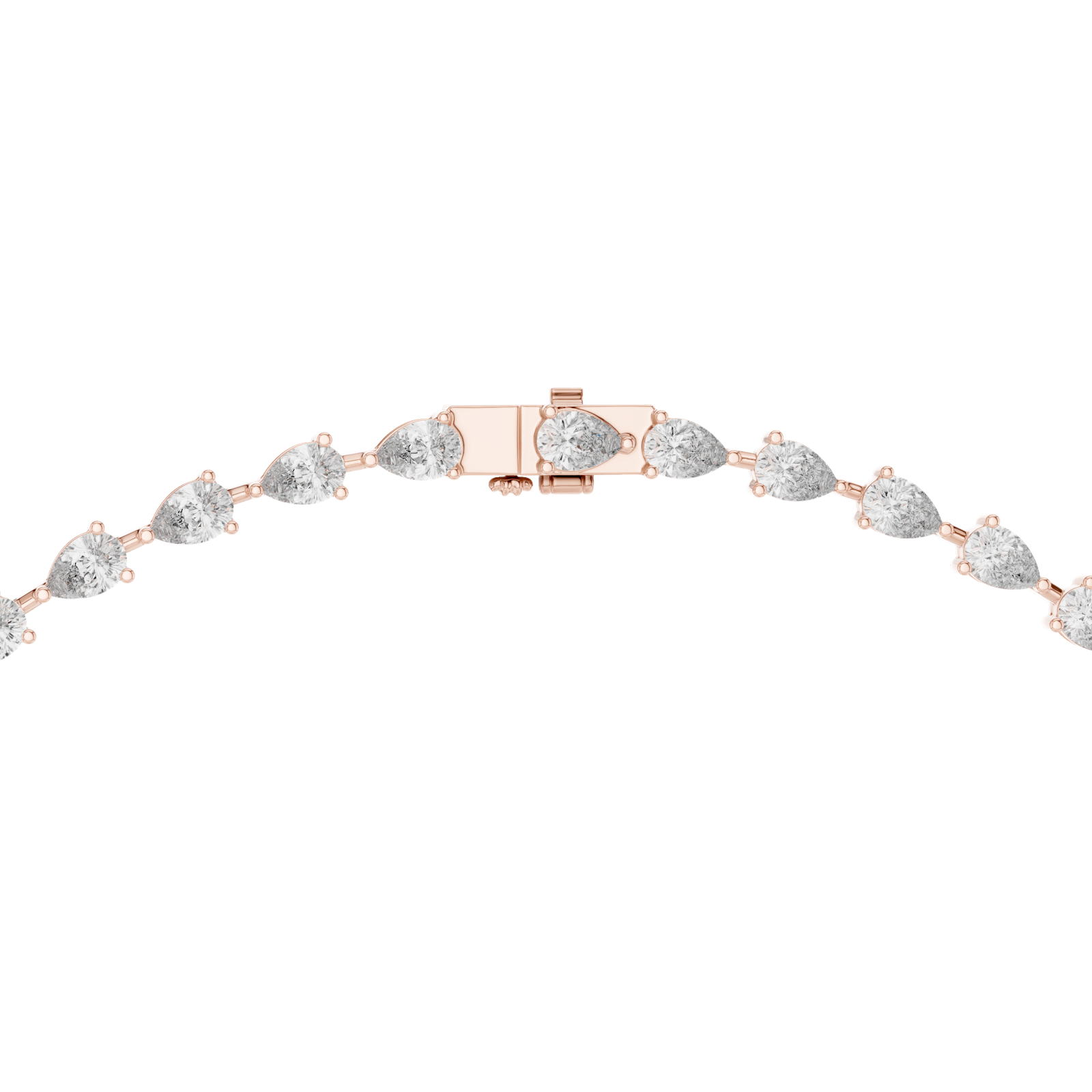 Gold Necklace GNK-0017, Rose Gold, view 4