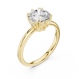 Gold Ring DDLR-931, Yellow Gold, view 2
